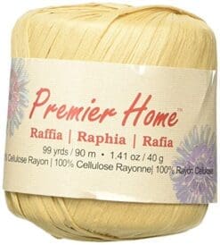 Premier Yarns Raffia Solids Yarn, Almond