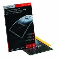 Swingline GBC  EZUse Thermal Laminating Pouches, Menu Size, 3 mil, 100 Pack (3200720)