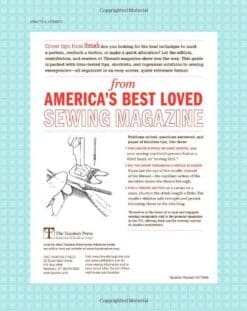 Threads Sew Smarter, Better &  Faster: 894 Sewing Tips, Fitting Fixes, and Handy Techniques