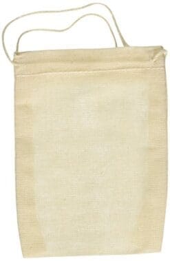 1 X Cotton Muslin Bags 3x4 Inch Drawstring 50 Count Pack