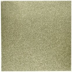 American Crafts Glitter Cardstock, 12 by 12-Inch, Gold (15 sheets per pack)