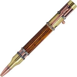 Steampunk Bolt Action Pen with Cocobolo Wood