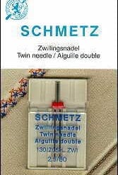Schmetz Needle Twin Needle size 2.5/80 - Art 1723