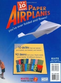 Klutz The Klutz Book of Paper Airplanes Craft Kit