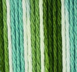 Lily Sugar 'N Cream Big Ball Ombre Yarn, 12 Ounce, Emerald Isle, Single Ball