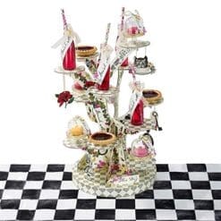 Talking Tables Truly Alice in Wonderland Treat Stand for a Tea Party, Wedding or Birthday, Multicolor