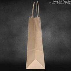 10"x5"x13" - 100 Pcs - Bagsource Brown Kraft Paper Bags,95% POST CONSUMER MATERIALS & FSC CERTIFIED