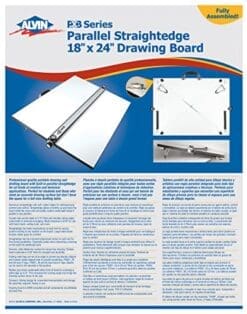 Alvin PXB24 PXB Series Portable Parallel Straightedge Board 18 inches x 24 inches