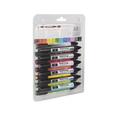 Letraset Pro Marker Blending Set 1, Twin-Tip, 12-Pack