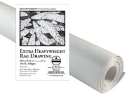 Bee Paper Extra Heavy Rag Drawing Roll, 36-Inch by 5-Yards