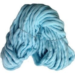 Zituop Super Chunky Roving Big Yarn for Hand Knitting Crochet, 250g, 8.8 Ounze(Light Teal )