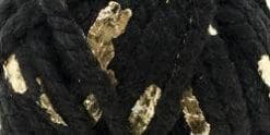Bulk Buy: Lion Brand Gold Leaf Yarn (3-Pack) Black & Gold 231-153