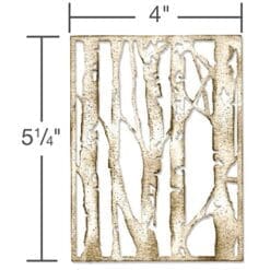 Sizzix 660994 Thinlits Die, Birch Trees by Tim Holtz