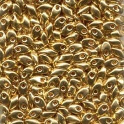 24kt Gold Plated 50 Grams 4x7mm Miyuki Long Magatama Japanese 800 Glass Fringe Seed Beads
