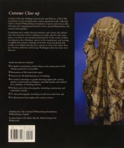 Costume Close-Up: Clothing Construction and Pattern, 1750-1790
