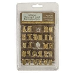 Walnut Hollow Hotstamps Uppercase Alphabet Branding and Personalization Set for Wood and other Surfaces