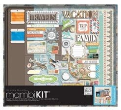 me & my BIG ideas Scrapbooking Kit, Our Travels, 12-Inch by 12-Inch