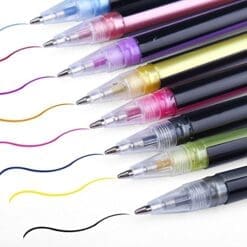 Gel Pens,Includes Metallic,pastels,Neon,Glitter for Scrapbooking, Coloring,Doodling,Sketching and Craft,Pack of 48
