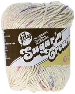 Lily Sugar 'N Cream Super Size Yarn, 3 Ounce, Potpourri, Single Ball