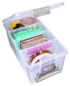 ArtBin Super Semi-Satchel - Clear Art Craft Storage Box, 6925AB