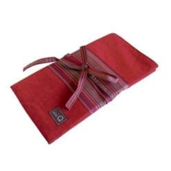 della Q Knitting Case 38-Pockets for Interchangeable Knitting Needles; 004 Red Stripes 195-1-004