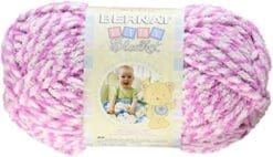 Bernat Baby Blanket Twist Yarn, 3.5 Ounce, Pink Twist, Single Ball