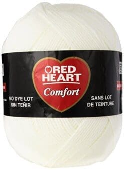 Red Heart Comfort Yarn, White