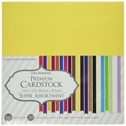 Darice Core'dinations Value Pack Cardstock, 12 by 12-Inch, 100-Pack