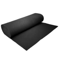 Black Acrylic Felt - 72" X 2 yard