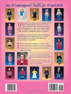 Sew the Contemporary Wardrobe for 18-Inch Dolls: Complete Instructions & Full-Size Patterns for 35 Clothing and Accessory Items