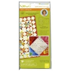 AccuQuilt GO! Fabric Cutting Dies; Quarter Square; 4-inch Finished Triangle