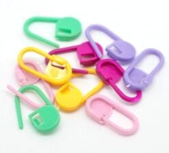 Colorful Plastic Knitting Weave Crochet (200 pcs) Locking Stitch Needle Clip Markers Holder Hook