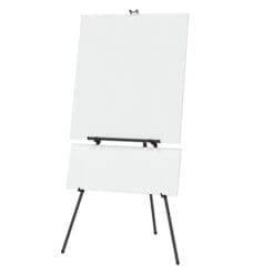 Quartet Display Easel, Aluminum, Heavy-Duty, Telescoping, 66" Max. Height, Supports 45 Lbs., Black (56EX)