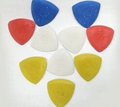 10 Pieces Pack Triangle Tailor's Chalk Sewing Quilting Notions WHITE/YELLOW/RED/BLUE
