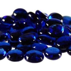 CYS Vase Filler Gem Glass Confetti, Table Scatters, Cobalt Blue, 5 lbs, Approximately 500 pcs