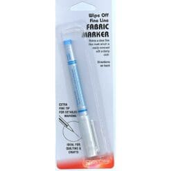 Sew Easy Blue Wipe Off Fine Line Fabric Marker Pen - Art# ER295