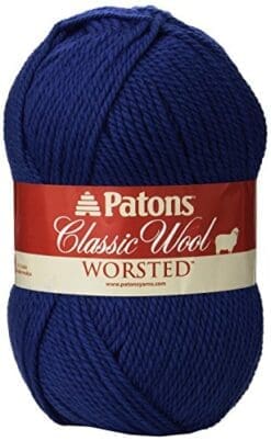Patons Classic Wool Yarn, Royal Blue