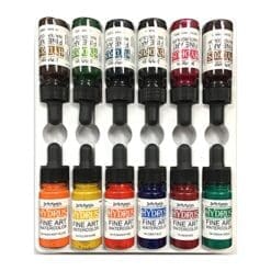 Dr. Ph. Martin's Hydrus Fine Art Watercolor Bottles, 0.5 oz, Set of 12 (Set 2)