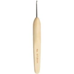 ChiaoGoo Crochet Hook Metal Head with Bamboo Handle; Size US 16 (0.6mm) 1023-16