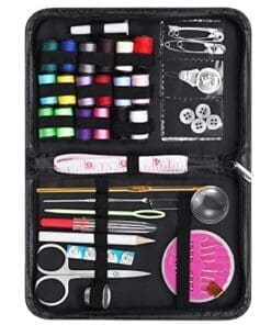 Sewing Kit Kasimir 42 Premium Sewing Supplies In A Mini Size Carrying Case Best Accessories For Kids Adults Professional College Dorm Home Travel And Emergency (Black) 16 Sewing Kit Kasimir 42 Premium Sewing Supplies In A Mini Size Carrying Case Best Accessories For Kids Adults Professional College Dorm Home Travel And Emergency (Black)