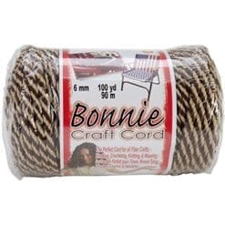 Bonnie Macrame Craft Cord 6mm X 100yd-Brownie