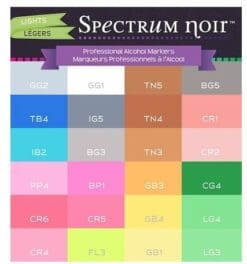 Spectrum Noir Next Generation Lights Alcohol Markers 24-pack