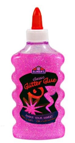 Elmer's Washable Classic Glitter Glue, 6 oz. Bottles, 3-Pack, Purple/Pink/Green (E316)
