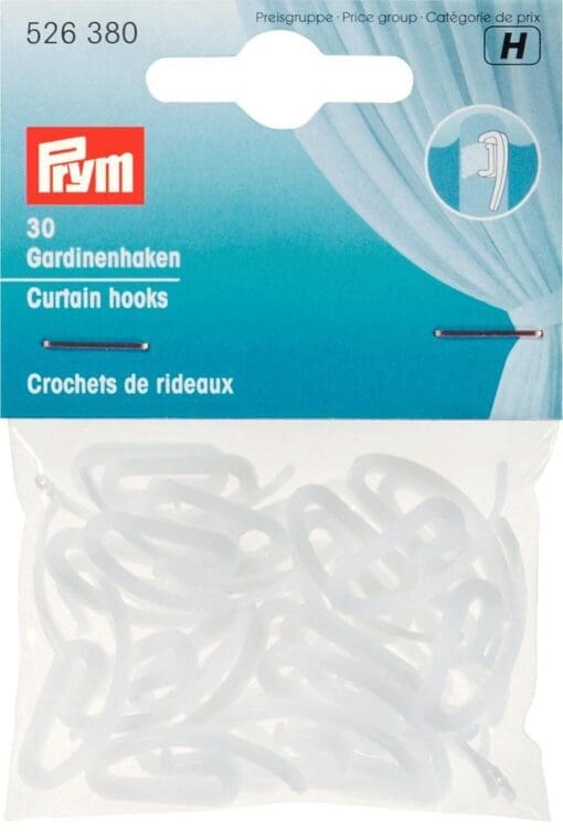 Prym Curtain hooks white 526380