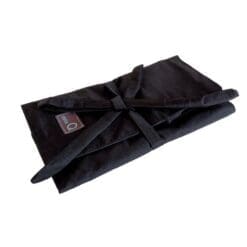 della Q Tri-Fold Knitting Case for Knitting Notions (10.5" L x 9" W); 050 Black 1111-1-050