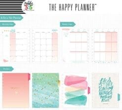 me & my BIG ideas Create 365 The Big Happy Planner, Stay Golden, 18 Month Planner, July 2016 - December 2017