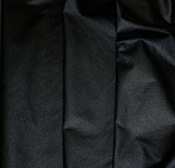 Faux Leather Fabric Calf Black ( 5 yards )