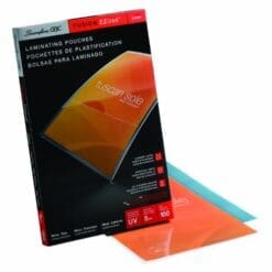 Swingline GBC  EZUse Thermal Laminating Pouches, Menu Size, 5 mil, 100 Pack (3740474)