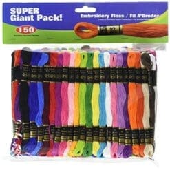 Iris 150-Pack Embroidery Super Giant Floss Pack, 8m