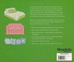 Simplicity Home Decorating Book: Step-by-Step Sewing Techniques and Easy-to-Make Soft Furnishings